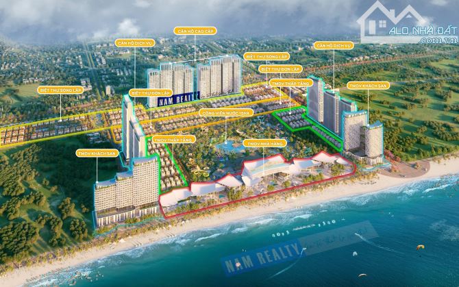 Blanca City Vũng Tàu,Căn Hộ & Biệt Thự Biển Cao Cấp Chỉ Từ 2,5 Tỷ | Đầu Tư Sinh Lời,Nghỉ D