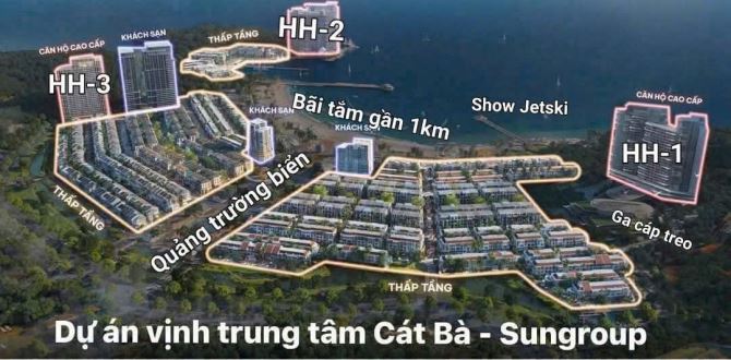Bán thấp tầng liền kề, biệt thự, shophouse dự án Xanh Island Cát Bà Hải Phòng