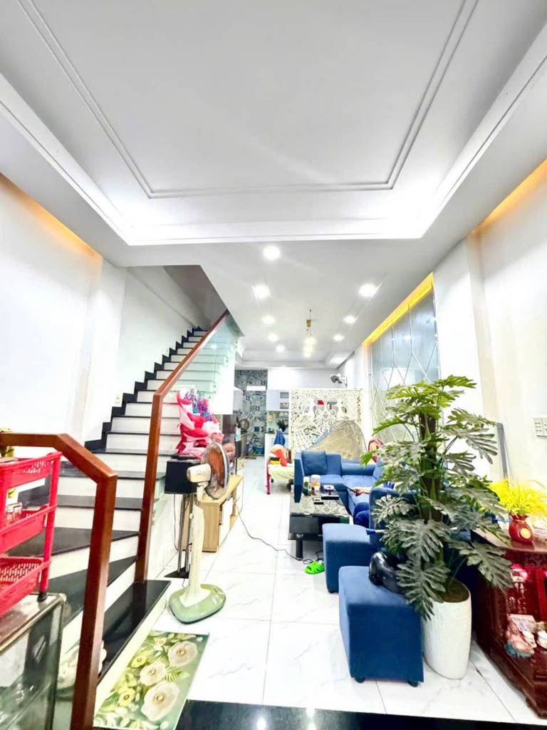 BÁN NHÀ HỒ NGỌC LÃM BÌNH TÂN, THIẾT KẾ HIỆN ĐẠI, NHÀ MỚI 4 TẦNG 60M2, GIÁ 6 TỶ