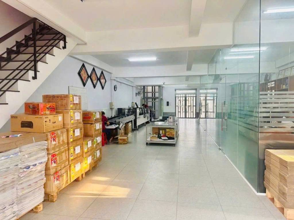 Bán nhà xưởng mt đường 1B, Vĩnh Lộc B dt 285m2 ( 250m2 thổ) 1 lầu , hoàn công giá chốt 12 tỷ