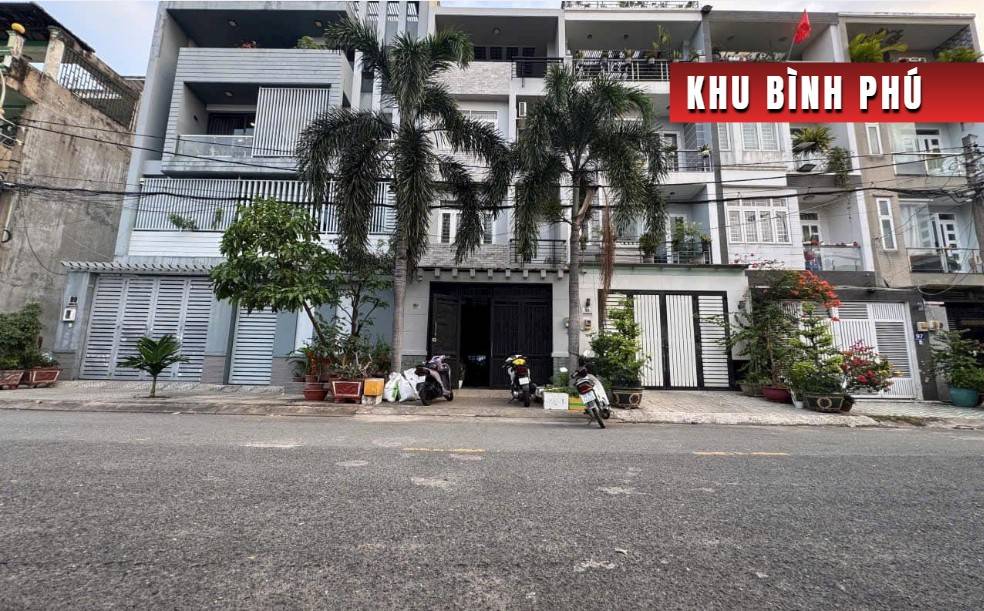 BÁN NHÀ KHU BÌNH PHÚ QUẬN 6, MT ĐƯỜNG SỐ 25, DT 4,5 X 20M 3,5 TẤM, GIÁ CHỈ 12.3 TỶ