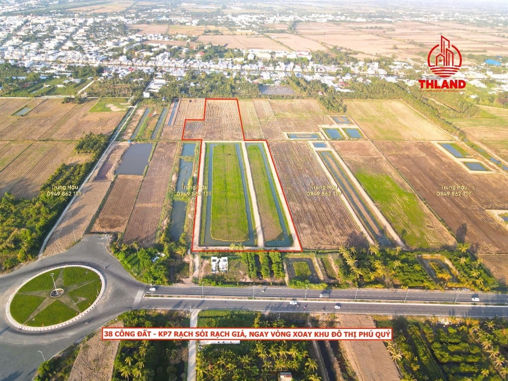 Bán đất nhánh 3 Tháng 2, ngay vòng xoay KĐT Phú Quý, lộ 5,5m ngang 86x445m, quy hoạch thổ cư