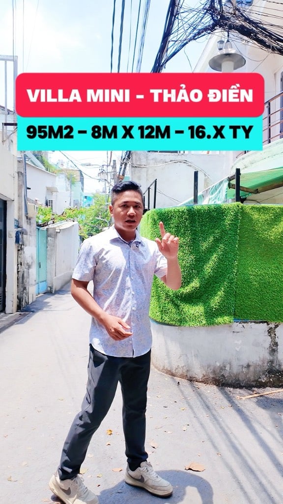 BÁN NHÀ THẢO ĐIỀN QUẬN 2, 96M2 KHUÔN ĐẤT NGANG 8x12M TIỆN XÂY BUILDING CHDV, 16.5 TỶ