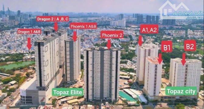 Bán Căn Hộ Gốc 2MT Topaz Elite - DARAGON 1 AvB - 86m2 - 3PN - P4 Q8 View Đẹp Nhất
