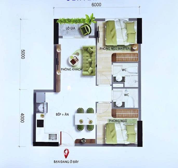 Cần bán căn hộ Bcons Center City, Bình An Đông Tây, ngay Làng Đại Học , giá 3.2 tỷ