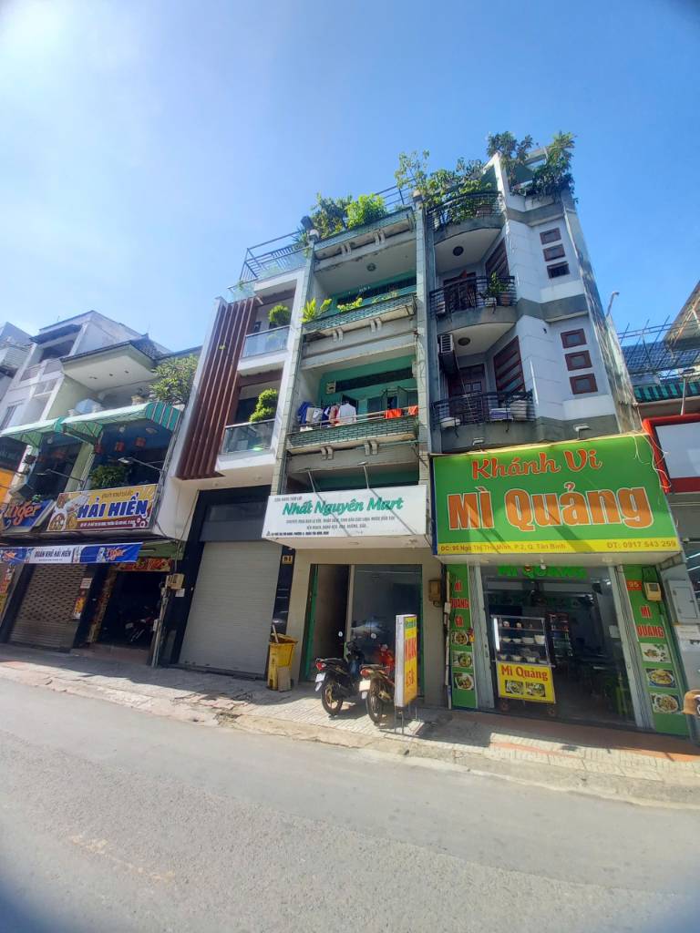 BÁN NHÀ MẶT TIỀN NGÔ THỊ THU MINH TÂN BÌNH, SÁT LÊ VĂN SỸ, DT 4X16M 5 TẦNG, GIÁ 16,9 TỶ TL