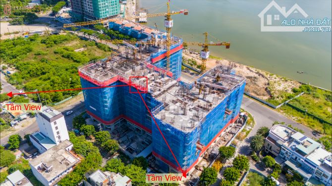 Cần bán căn hộ 2PN 63,6m2, tầng 09 Peninsula Đà Nẵng, mặt sông Hàn- Sổ đỏ lâu dài