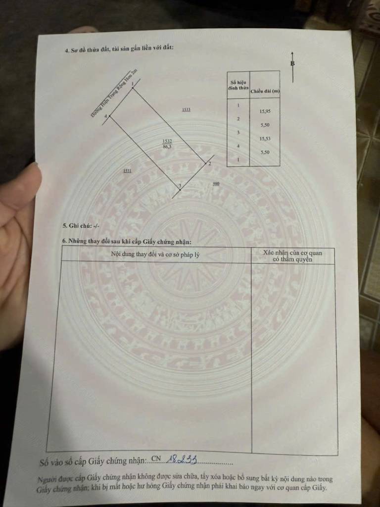 Bán đất xã Cam Tân, Cam Lâm Khánh Hòa, dt 86m2 thổ cư giá rẻ