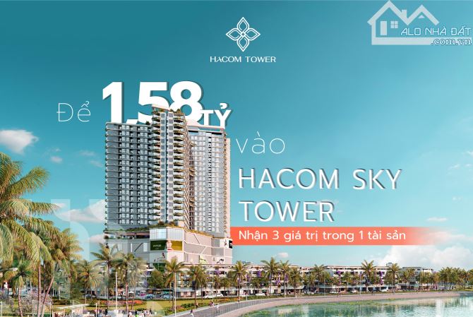 Chỉ từ 350 triệu sở hữu căn hộ 4 sao Hacom Tower ngay quảng trường 16/4 Phan Rang