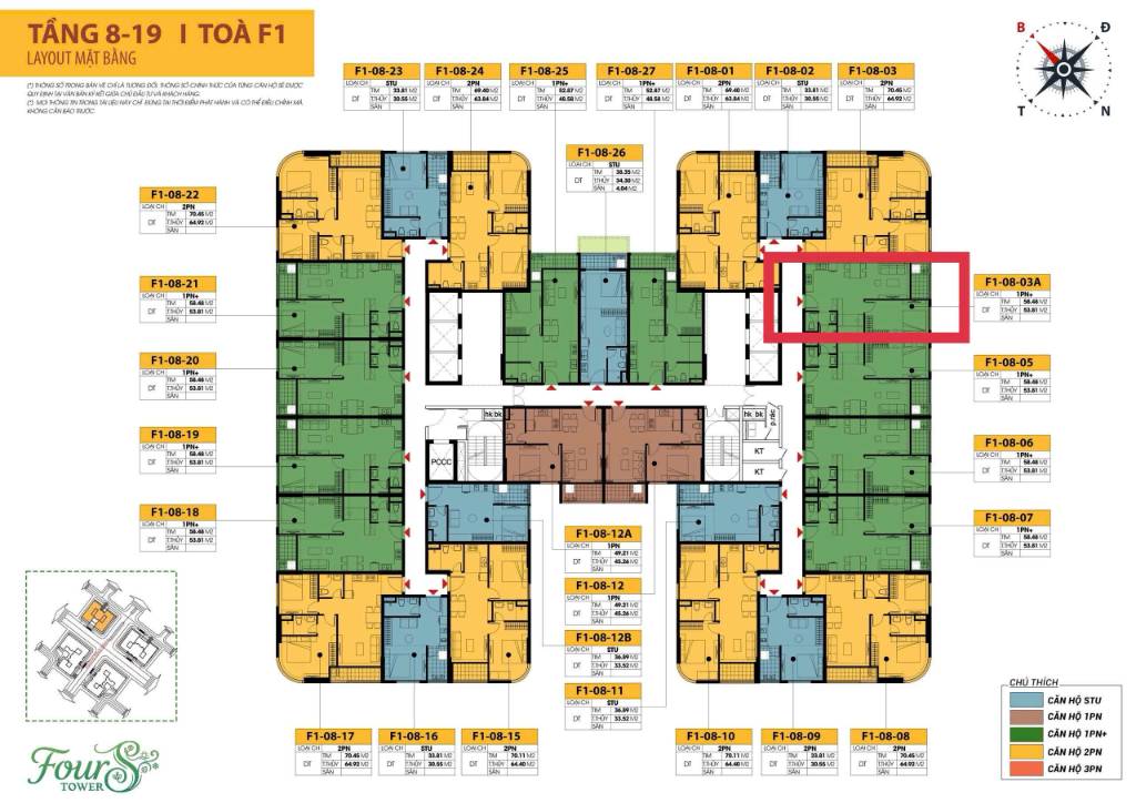 Độc quyền, bán quỹ căn dự án Sun Fours Tower, căn đẹp trong phân khúc, giá chỉ nhỉnh 2 tỷ