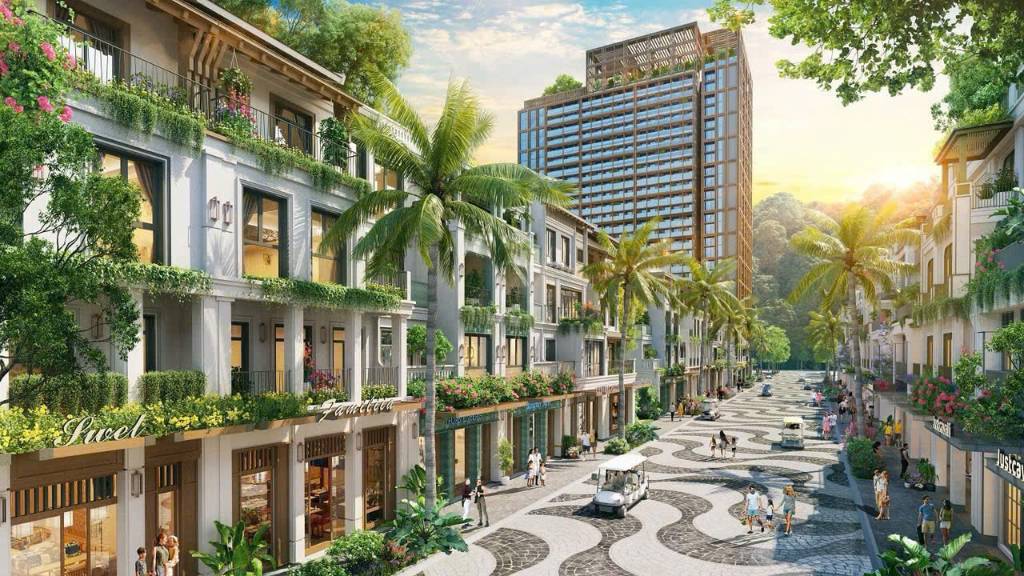 Bán Shophouse Charmora City, Sun Group Nha Trang, 5 tầng 112,8m2, trục chính 27m kinh doanh