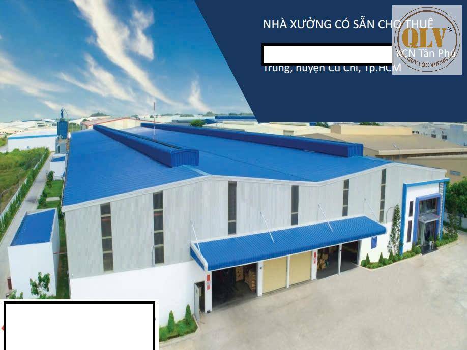 BÁN NHÀ XƯỞNG KCN TÂN PHÚ TRUNG, CỦ CHI, 18416M² HẠ TẦNG HOÀN THIỆN