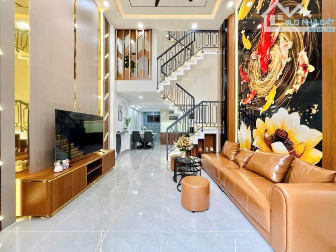 Bán nhà đẹp Phan Huy Ích hẻm thông 4m ô tô, P.12 Gò Vấp, 40m², 3 tầng, 3pn, 5 tỷ ++