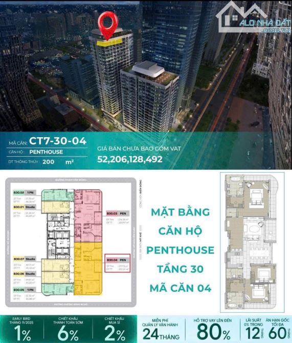 Bán căn hộ, 200 m², Sơn Trà