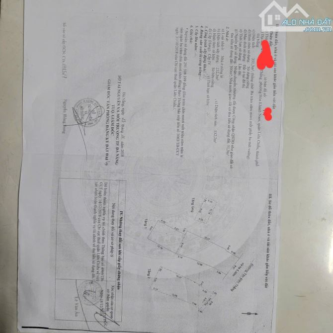 Chính chủ gửi bán Nhà 2 tầng mặt tiền TÔN ĐỨC THẮNG - Trung tâm Đà Nẵng