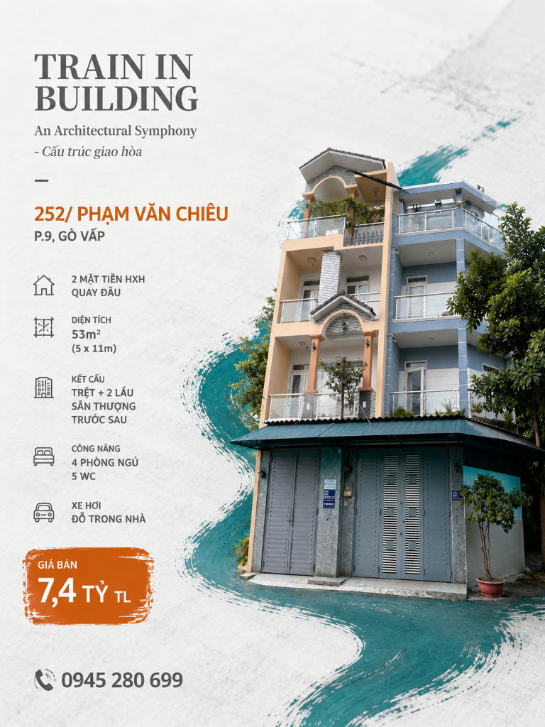 Bán nhà hẻm xe hơi đường Phạm Văn Chiêu, Gò Vấp, DT 53m², giá 7.4 tỷ