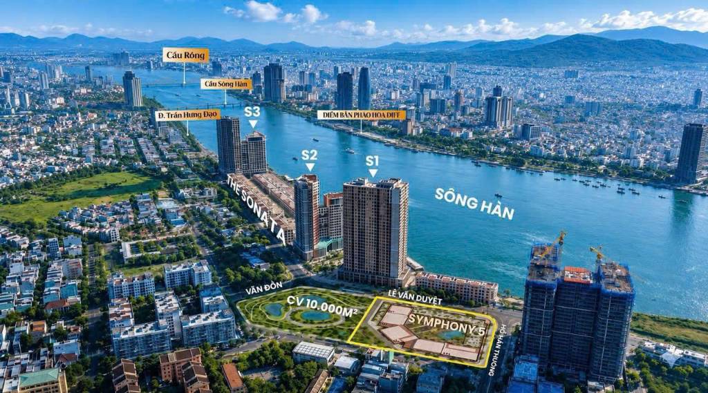 Bán căn hộ Studio tại Sun Symphony 5 Residence, view sông Hàn giá chỉ từ 1,9 tỷ