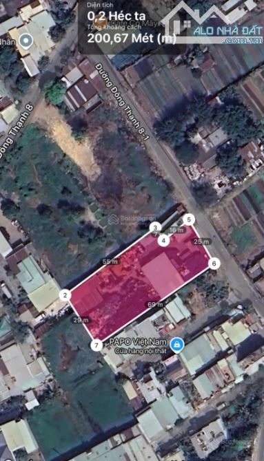 Bán xưởng 2000m2 giá 36 tỷ đường Đông Thạnh 8 Hóc Môn