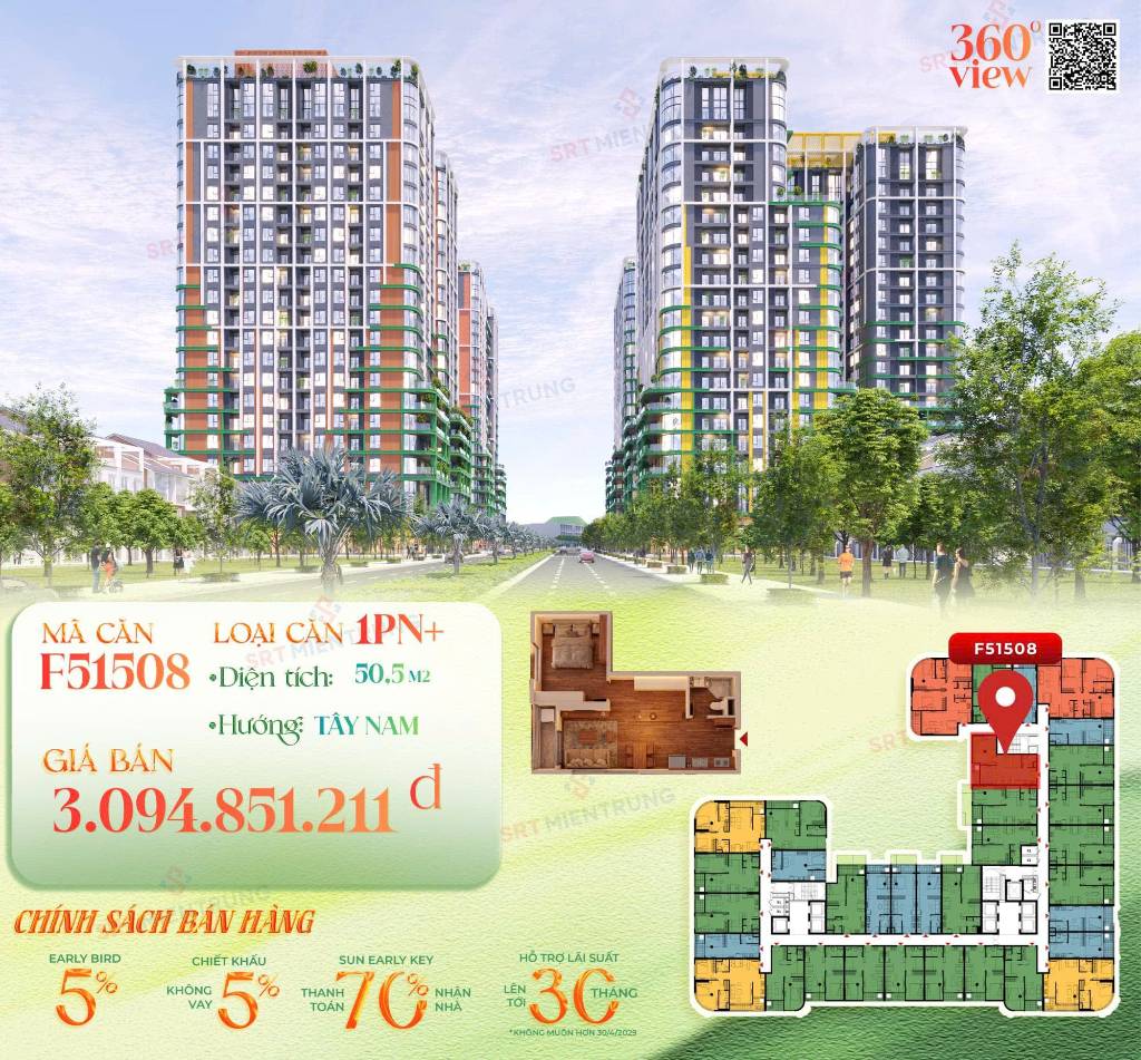 BÁN CĂN 1PN+ MINH MẠNG, TRUNG TÂM MỚI ĐÀ NẴNG, QUY HOẠCH ĐƯỜNG 7M5 TRỞ LÊN, KHÔNG KIỆT NGÕ HẺM