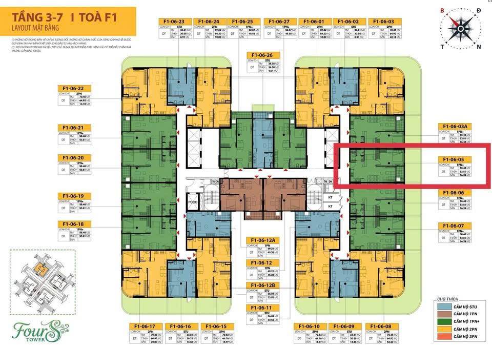 Bán căn hộ Sun Fours đường Minh Mạng Ngũ Hành Sơn, DT 53m² giá 2,6 tỷ