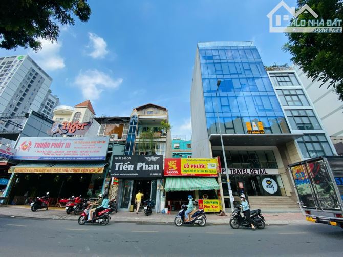 SP Hiếm - Mặt tiền Hoàng Hoa Thám, Tân Bình đoạn đẹp - 8 x 25m - 3 Tấm - XDM: Hầm 8 Tầng