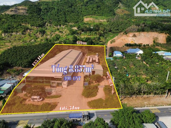 KHO ĐẸP MẶT TIỀN DT3 CẠNH QL1A - CAO TỐC - CÁCH NHA TRANG 10KM