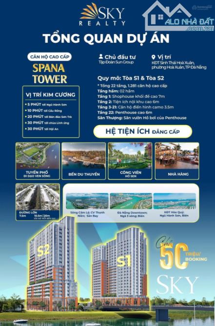 SIÊU HOT! BÁN CĂN HỘ SPANA TOWER 2PN 70M2 – 58 TRIỆU/M2 - MT NGUYỄN PHƯỚC LAN, Q. CẨM LỆ