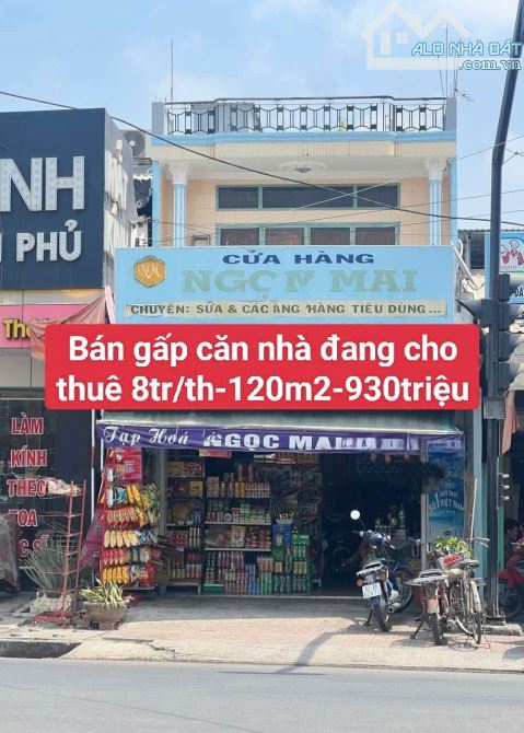🔥🔥🔥Bán gấp căn nhà NGAY CHỢ BÌNH CHÁNH đang cho thuê 8triệu/th - 930Triệu - 120m2