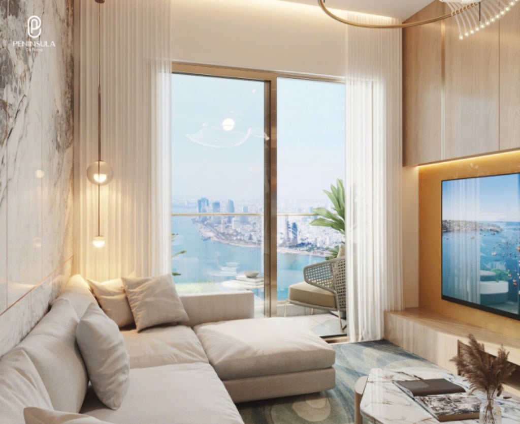 Quỹ căn 2PN Peninsula, trực diện Sông Hàn, giá nhỉnh 4 tỷ bàn giao nội thất cao cấp, sổ hồng lâu dài