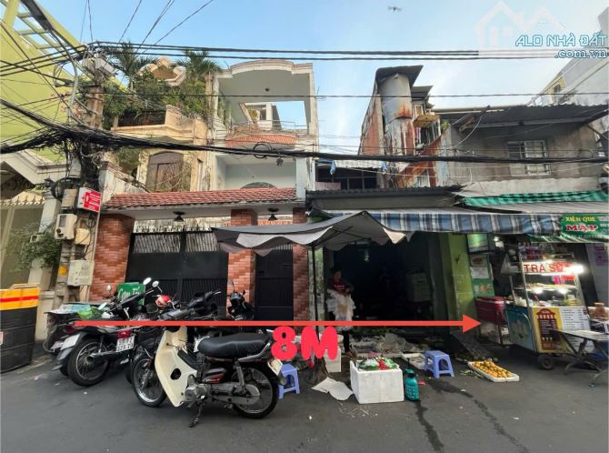 48 tỷ! Bán khuôn đất tặng nhà hẻm 10m đường Lê Văn Sỹ, Phường 14, Quận 3 - 8x25m - 3 Tầng