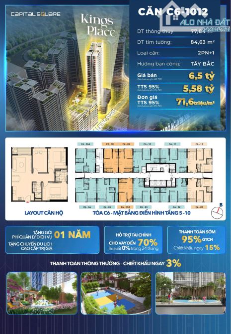Продаётся недвижимость, 78 м², Sơn Trà