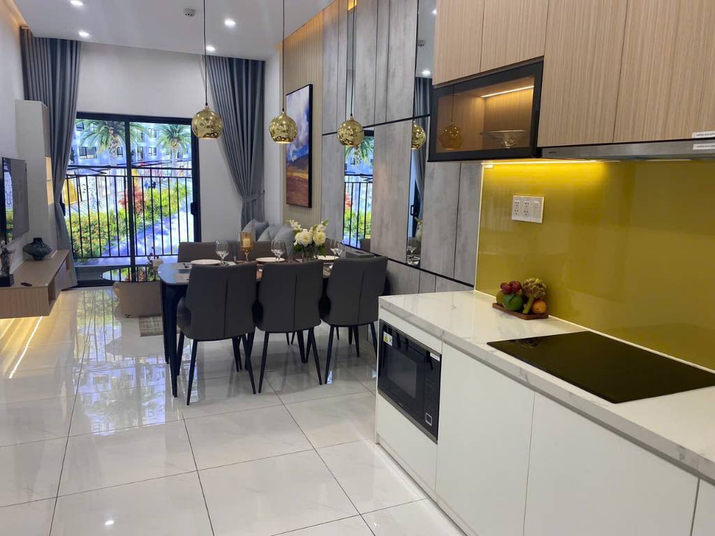 Bán căn hộ Destino Centro Long An, dt 56m2 tặng full nội thất, giá tốt