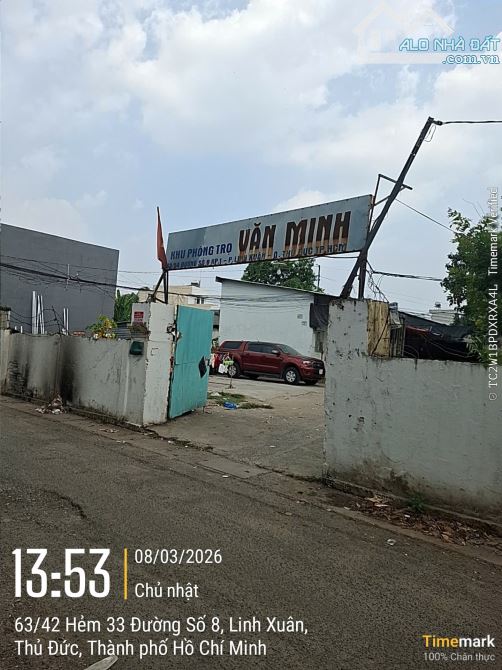 Bán dãy trọ 50 phòng đường 8 Linh Xuân TP Thủ Đức giá 70 tỷ