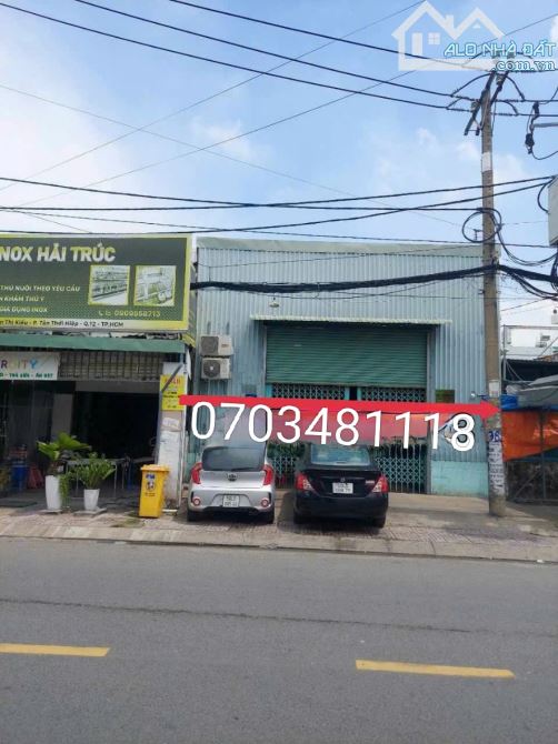 Bán Nhà Xưởng Mặt Tiền Kinh Doanh Nguyễn Thị Kiều. 390m2. 8X50. Đường 12m có Lề