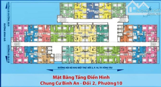 BÁN CĂN HỘ CHUNG CƯ BÌNH AN – P.10, TP. VŨNG TÀU | 61M² | 2PN GIÁ TỐT