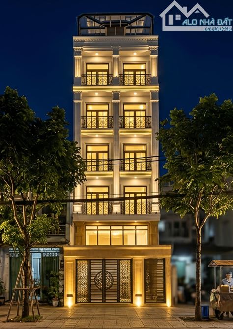 Bán tòa nhà 7 tầng Mặt tiền Hoàng Hoa Thám, P12, Tân Bình - 6.5mx29m - 30P Giá 55 tỷ