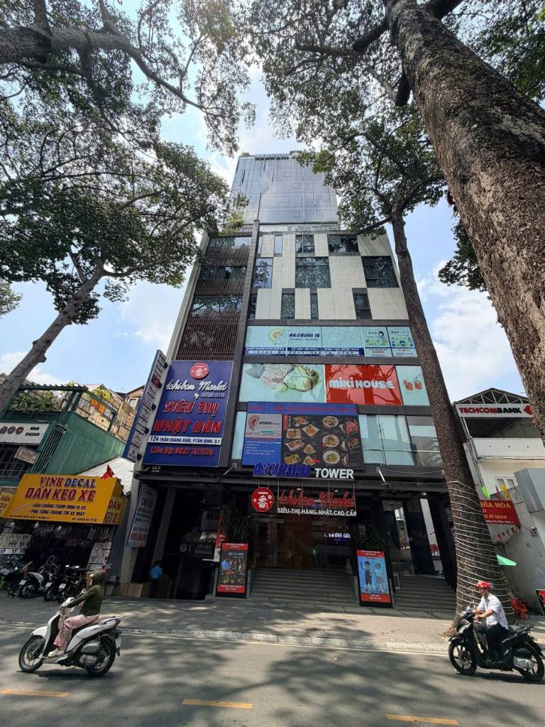 BÁN NHÀ MT TRẦN QUANG KHẢI, QUẬN 1, THU 50 TỶ/NĂM, TÒA NHÀ 2 HẦM 14 TẦNG