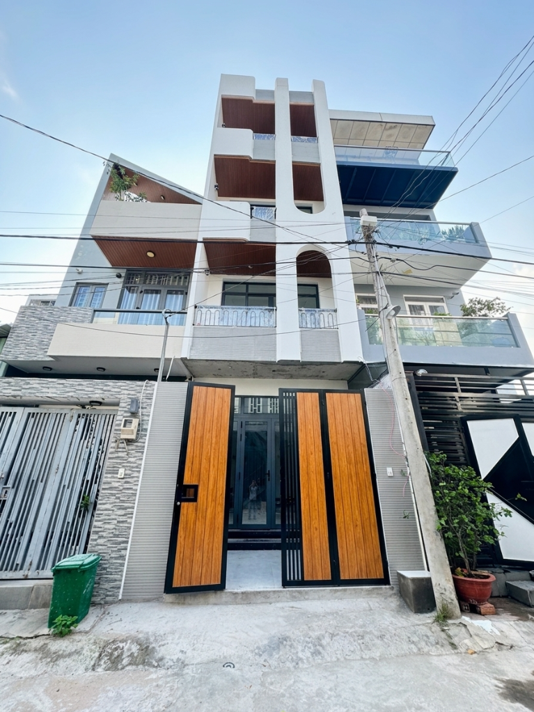 BÁN NHÀ ĐƯỜNG 970, PHÚ HỮU QUẬN 9, 4 TẦNG 52M2, ĐƯỜNG 8M XE TẢI TRÁNH, GIÁ 6.5 TỶ