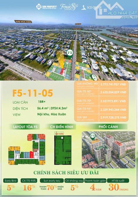 Продаётся квартира, 57 м², Ngũ Hành Sơn