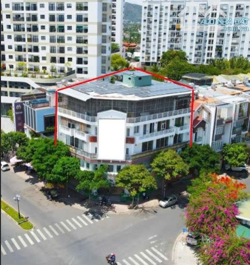 BÁN NHÀ CĂN GÓC 5 TẦNG ĐƯỜNG A2 VÀ B1 KĐT VĨNH ĐIỀM TRUNG NHA TRANG DT ĐẤT 256M2 GIÁ 45 TỶ