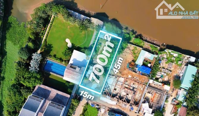 Bán đất xây biệt view sông đường Nguyễn Văn Hưởng Quận 2 giá 115 tỷ