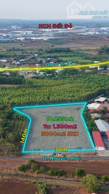 🚀 Hiếm Có! 10.225m² Ngay Sát KCN Đất Đỏ, Sở Hữu 3.000m² SKC Lâu Dài, Hoàn Hảo Làm Kho Xưở