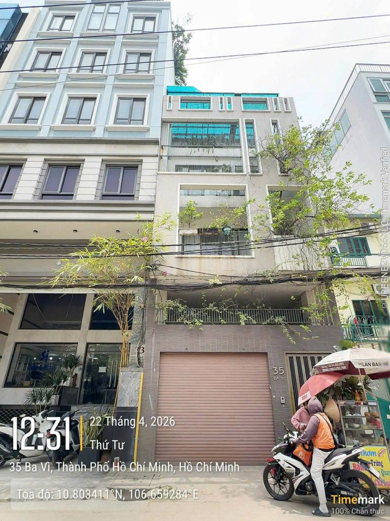 Bán tòa nhà Mặt Tiền Ba Vì, Quận 10 dt 5.5x17m, Hầm 6 Tầng, giá 20.5 Tỷ TL