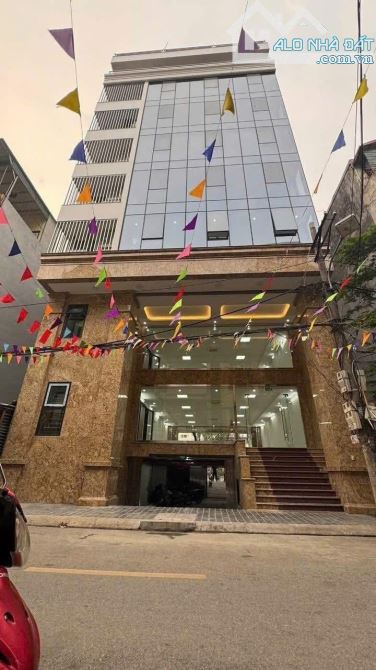 TOÀ VP MẶT PHỐ ĐÀM QUANG TRUNG 92M MT 9.3m 7 TẦNG CÓ 2 THANG MÁY KINH DOANH CHO THUÊ