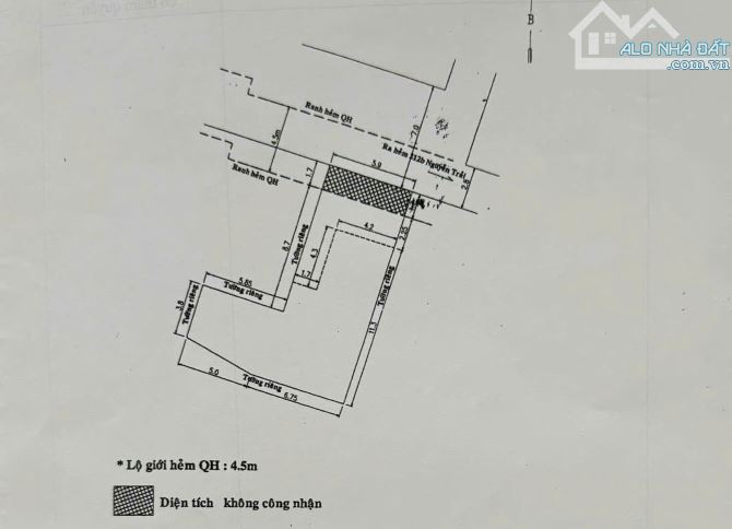 NHÀ CẤP 4 NGUYỄN TRÃI QUẬN 1 - DT 6 nở 10 dài 15 - Giá 18 tỷ nhỉnh