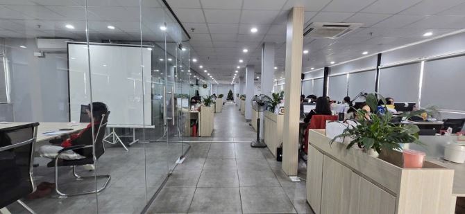 Toà nhà 10 tầng Nguyễn Xiển, 1 mặt đường, 1 mặt hồ Hạ Đình, Thanh Xuân, 171m2, giá 54 tỷ