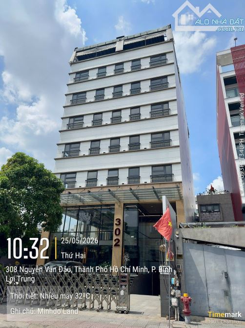 Bán Building Nguyễn Văn Đậu. Bình Thạnh DT-15x35m- 565m² 1H 8 Tầng- HĐT 750Tr/Th -230 tỷ