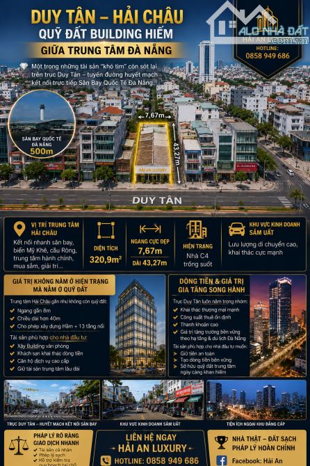 🔥 DUY TÂN – QUỸ ĐẤT BUILDING HIẾM GIỮA TRUNG TÂM HẢI CHÂU