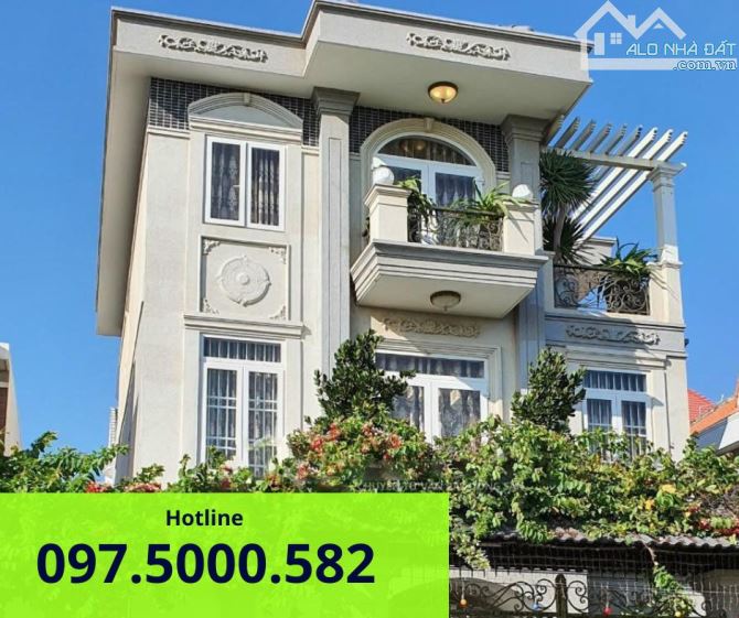 BÁN BIỆT THỰ ĐẸP KHU ĐỒI 2 , PHƯỜNG 10 + ( DT: 246M2) + NHÀ 1TR2L + GIÁ 19 TỶ 5 TL