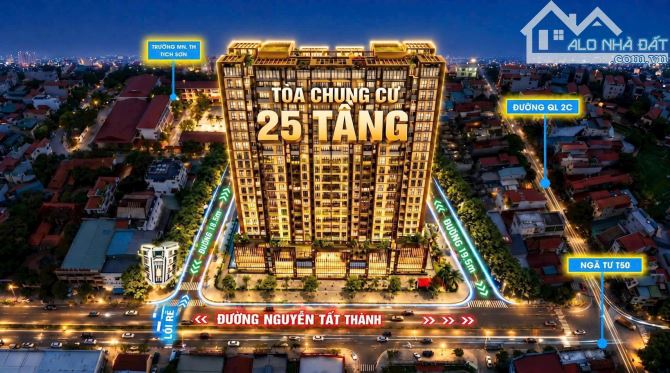 Ra mắt dự án chung cư Thăng Long Luxury Vĩnh Yên mặt đường Nguyễn Tất Thành cạnh T50